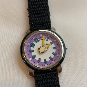 RARE Vintage Dyna Mouse Cartoon Retro 8" Watch New Battery and WORKING!